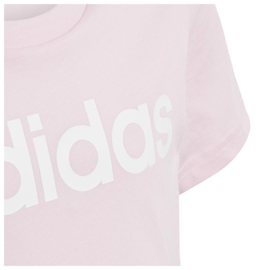 Adidas Παιδική κοντομάνικη μπλούζα G Essentials Linear Logo Cotton Slim Fit Adidas Παιδική κοντομάνικη μπλούζα G Essentials Linear Logo Cotton Slim Fit